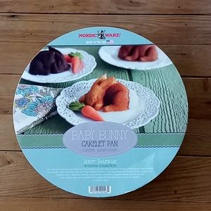 Nordic Ware Silver Bunny Cake Pan
